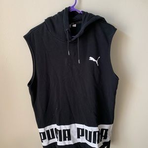 Puma sleeveless hoodie